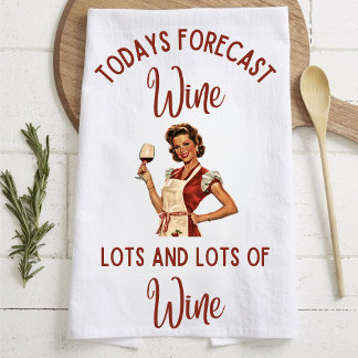 Vintages Teetuch, Funny Retro Tee Handtücher, Funn Geschirrtuch