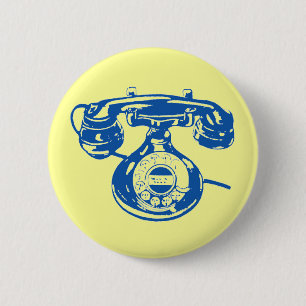 Vintages Telefon Button