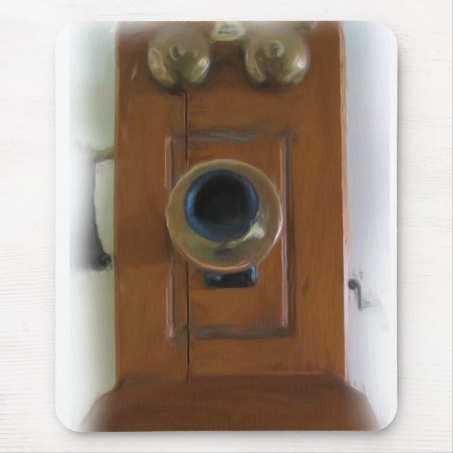 Vintages Telefon Mousepad (Vorne)
