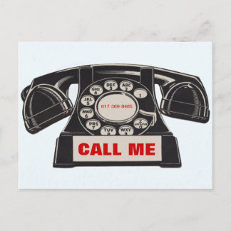 Vintages Telefon Real Anwesen Prospektion Postkart Postkarte