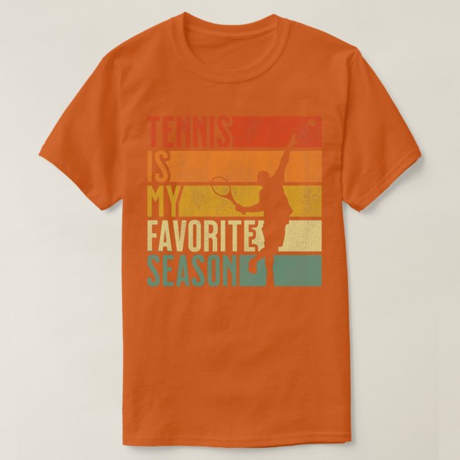 Vintages Tennis ist meine Lieblingssaison Gi T-Shirt (Design vorne)