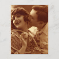 Vintages Tennis, Liebe und Romantik