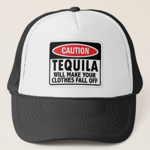 Vintages Tequilavorsichtzeichen Truckerkappe