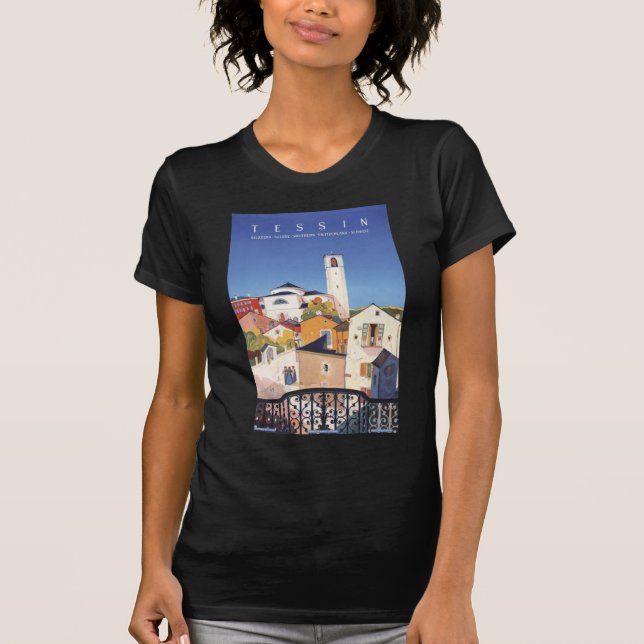 Vintages Tessin Tessin T-Shirt (Vorderseite)