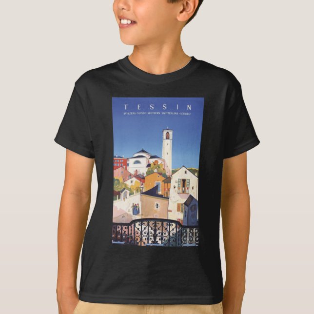 Vintages Tessin Tessin T-Shirt (Vorderseite)