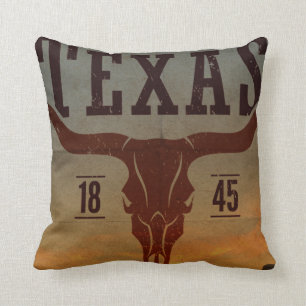 Vintages Texas Cowboy-Kissen Kissen