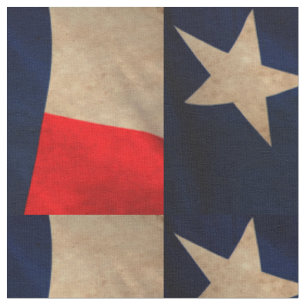 Vintages Texas-Flaggen-Gewebe Stoff