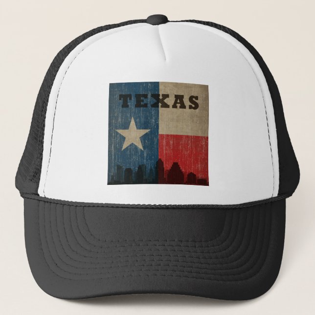 Vintages Texas Truckerkappe (Vorderseite)