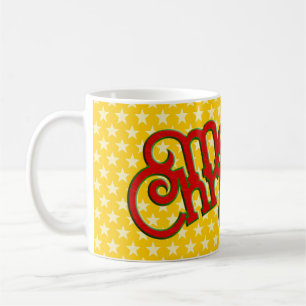 Vintages Textdesign: Frohe Weihnachten Tasse