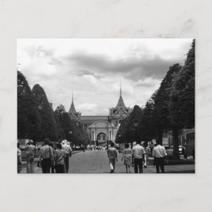 Vintages Thailand Bangkok Touristenpalast Tor Postkarte