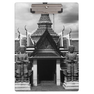 Vintages Thailand Bangkok Wat Phra Kaew Demon Guar Klemmbrett
