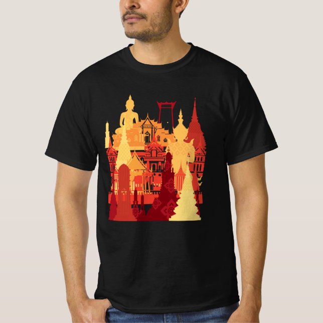 Vintages Thailand T-Shirt (Vorderseite)