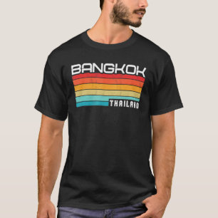 Vintages Thailand Urlaub Reisen Asien Sunset Bangk T-Shirt