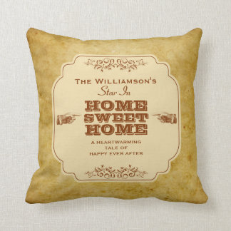 Vintages Theater-Produktions-Familien-Kissen Kissen