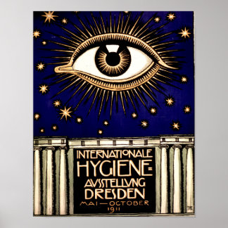 Vintages Theater/Werbetafel Poster