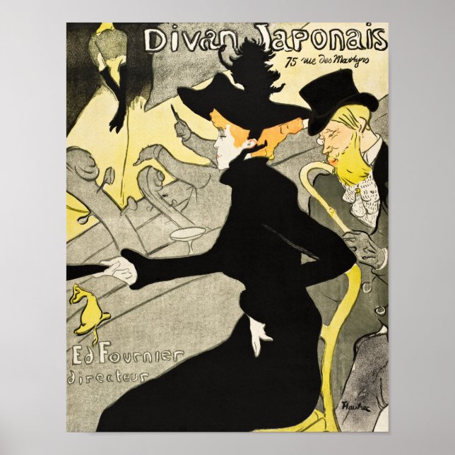 Vintages Theater/Werbetafel Poster (Vorne)