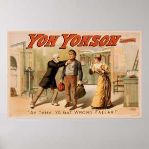 Vintages Theater "Yon Yonson" Poster