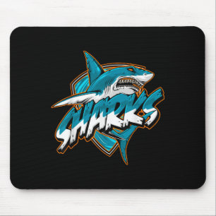 Vintages Tier Funny Shark Retro Niedlich Meme Mousepad