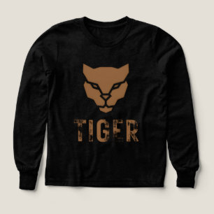 Vintages Tiger-Tri-Blend-Shirt - für Tierfreunde