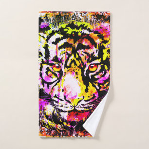 Vintages Tigerhandtuch - Tiger Big Cats - Wildtier Handtuch