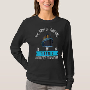 Vintages Titanic Ship Titanic Voyage Cruise Ship T-Shirt