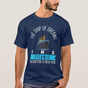 Vintages Titanic Ship Titanic Voyage Cruise Ship T-Shirt