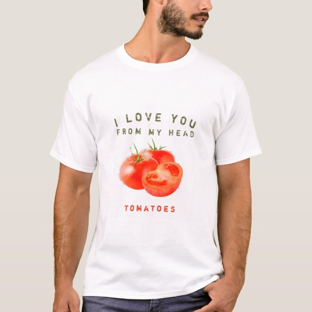 Vintages Tomatenquotierdesign - T-Shirt (Vorderseite)