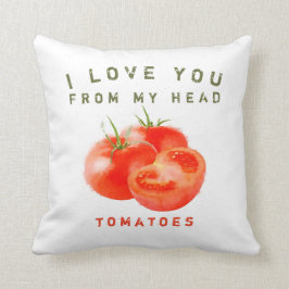 Vintages Tomato Quote Design - Kissen