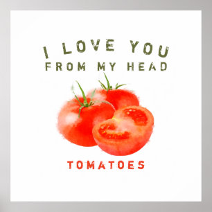 Vintages Tomato Quote Design - Poster