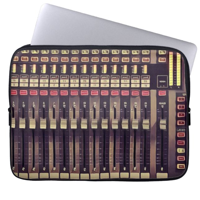 Vintages Tontagebuch im Studio Laptopschutzhülle (Vorderseite)