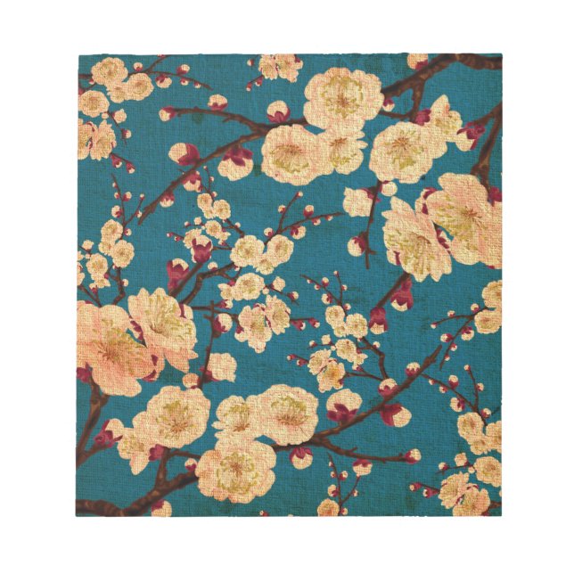 Vintages traditionelles japanisches Papier drucken Notizblock (Vorderseite)