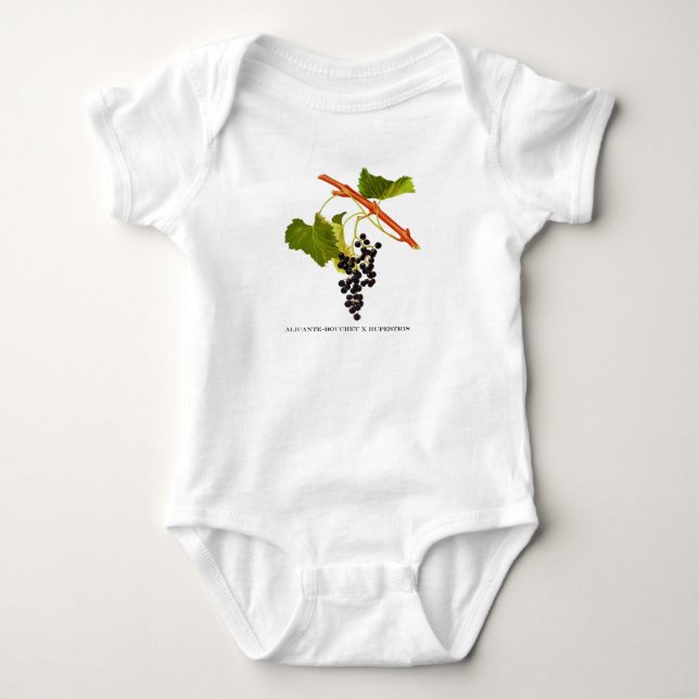 Vintages Traubenbaby Baby Strampler (Vorderseite)
