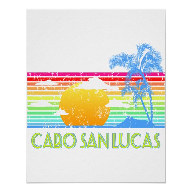 Vintages Tropical Cabo San Lucas Poster (Vorderseite)