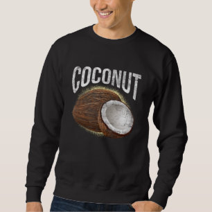 Vintages Tropisches Coconut-Urlaubsthema Sweatshirt