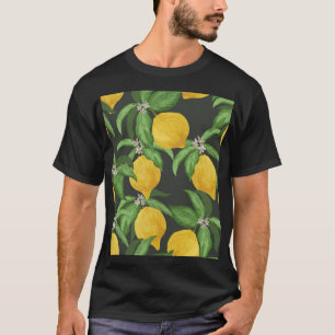 Vintages tropisches Muster T-Shirt