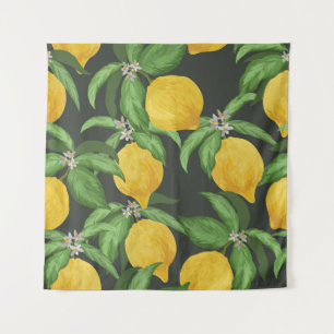 Vintages tropisches Muster Wandteppich