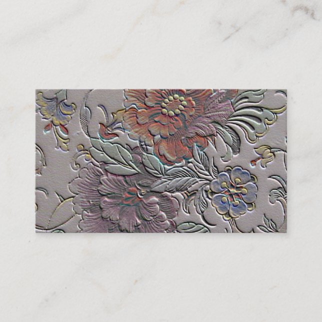 Vintages tschechoslowakisches visitenkarte (Vorderseite)