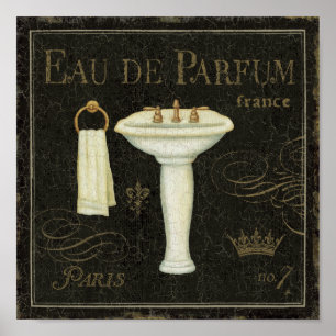 Vintages Tuch Poster