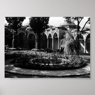 Vintages Türkisches Museum Istanbul Topkapi Poster