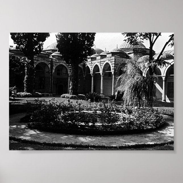 Vintages Türkisches Museum Istanbul Topkapi Poster (Vorne)