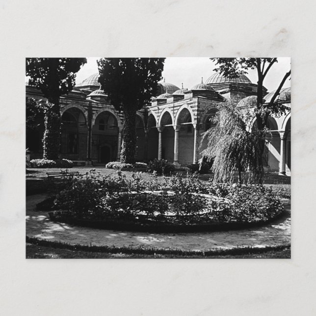 Vintages Türkisches Museum Istanbul Topkapi Postkarte (Vorderseite)