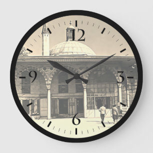 Vintages Türkisches Palastmuseum Istanbul Topkapi Große Wanduhr