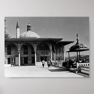 Vintages Türkisches Palastmuseum Istanbul Topkapi Poster