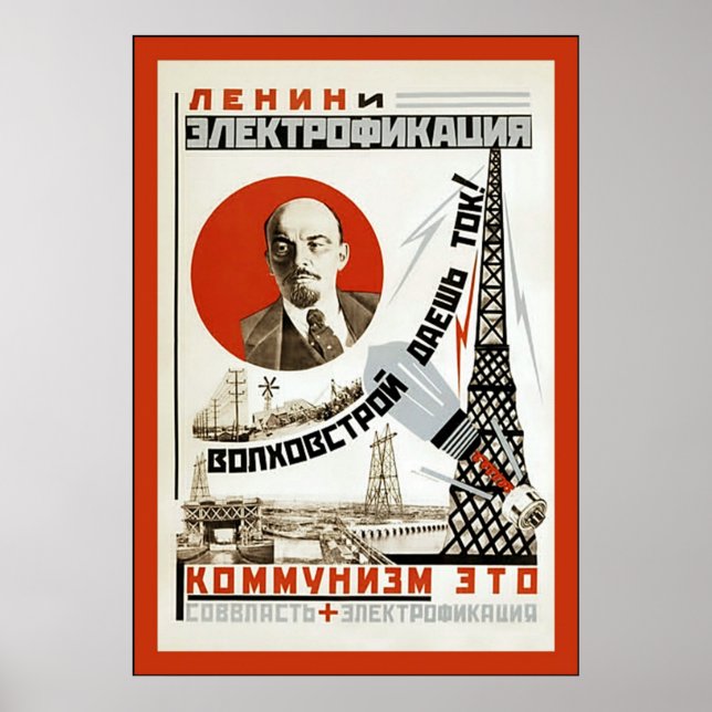 Vintages UdSSR-Poster. Poster (Vorne)