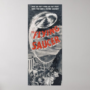 Vintages UFO-Poster - Haben Sie einen fliegenden S Poster