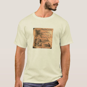 Vintages Ukulele-Aufkleber-Shirt T-Shirt