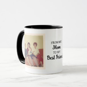 Vintages und modernes Foto   Von der Mama zum best Tasse