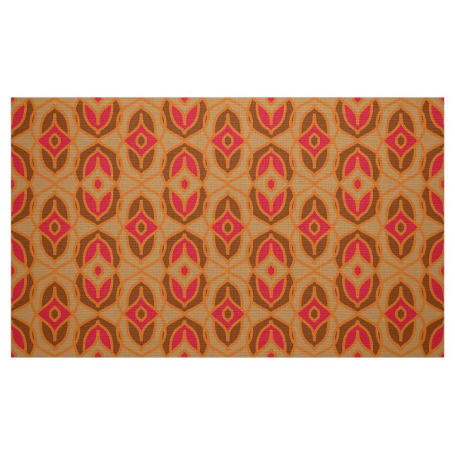 Vintages und Retro-geziertes Mustergewebe Stoff (Fat Quarter (45,7 x 55,9 cm))