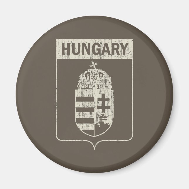 Vintages Ungarn Magnet (Vorne)