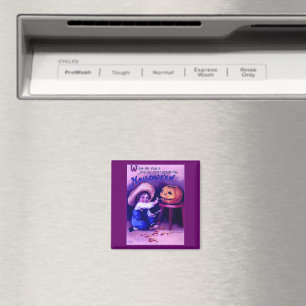 Vintages unterhaltsames Halloween Magnet